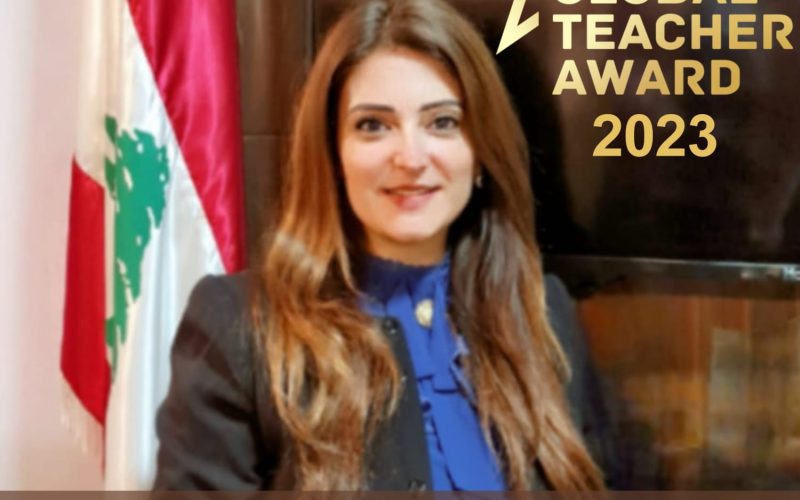 الدكتورة فيولا طلال مخزوم  تنال جائزة Global Teacher Award 2023 لمساهماتها الاستثنائية في ميدان التعليم والبحث العلمي.