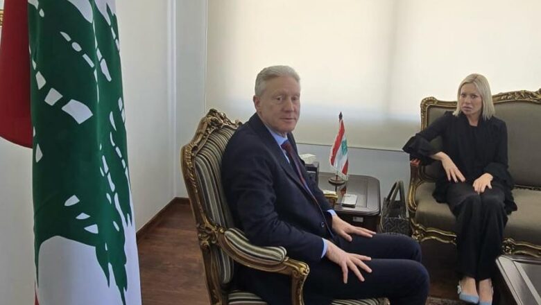 استقبل وزير الخارجية والمغتربين يوسف رجّي المنسّقة الخاصّة للأمم المتحدة في لبنان جينين هينيس-بلاسخارت