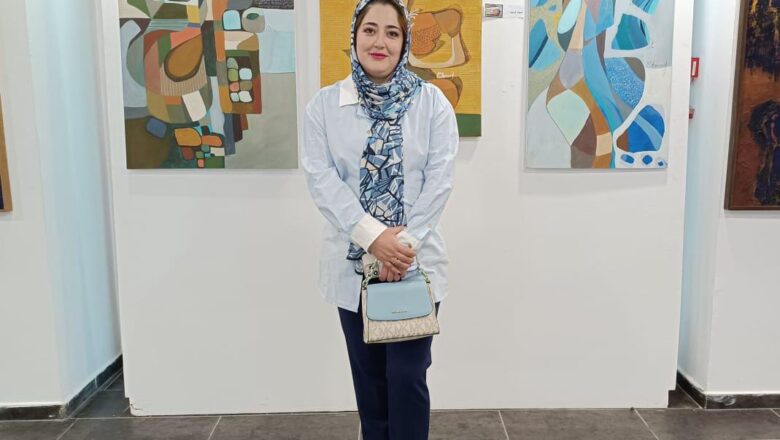 الفنانة لمياء شرود تتألق في معرض جماعي بالمكتبة الوسائطية لمسجد الحسن الثاني بالدار البيضاء