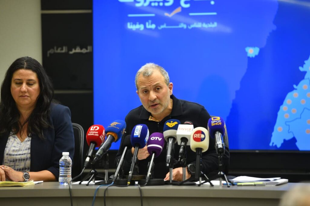 باسيل: أهل بيروت أثبتوا بوعيهم حرصهم على المناصفة… نحترم إرادة أهل زحلة والأهم الحفاظ على التنوع فيها باسيل: أهل بيروت أثبتوا بوعيهم حرصهم على المناصفة… نحترم إرادة أهل زحلة والأهم الحفاظ على التنوع فيها