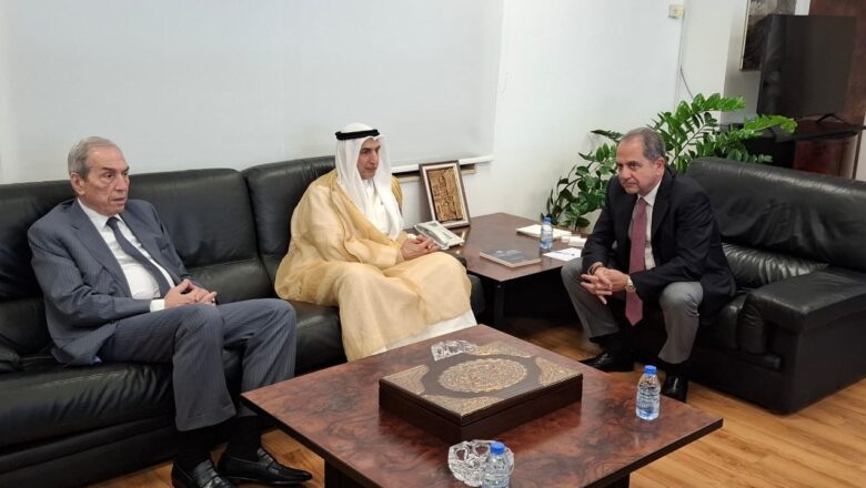 الصدي يستقبل مدير عام الصندوق العربي وسفيرة اليونان