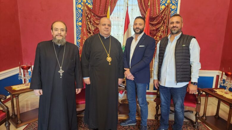 المطران إبراهيم استقبل الرئيس الجديد لفرع معلومات البقاع
