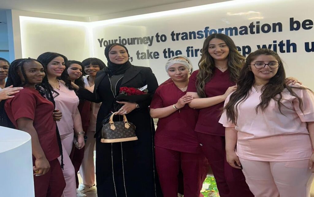 دنيا الخلداوي ترعى افتتاح الفرع الخامس للمركزالمتخصص في التجميل والعلاج الطبيعي دنيا الخلداوي ترعى افتتاح الفرع الخامس للمركزالمتخصص في التجميل والعلاج الطبيعي