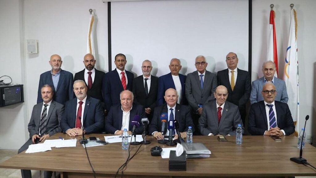 في أول جلسة برئاسة جلخ وحضور جميع الأعضاء الأولمبية اللبنانية أطلعت الجهات الدولية والقارية على محاضر عمومية 16 أيار ولتحضير موازنة 2025 وتشكيل اللجان من ذوي الكفاءة والخبرة في أول جلسة برئاسة جلخ وحضور جميع الأعضاء الأولمبية اللبنانية أطلعت الجهات الدولية والقارية على محاضر عمومية 16 أيار ولتحضير موازنة 2025 وتشكيل اللجان من ذوي الكفاءة والخبرة