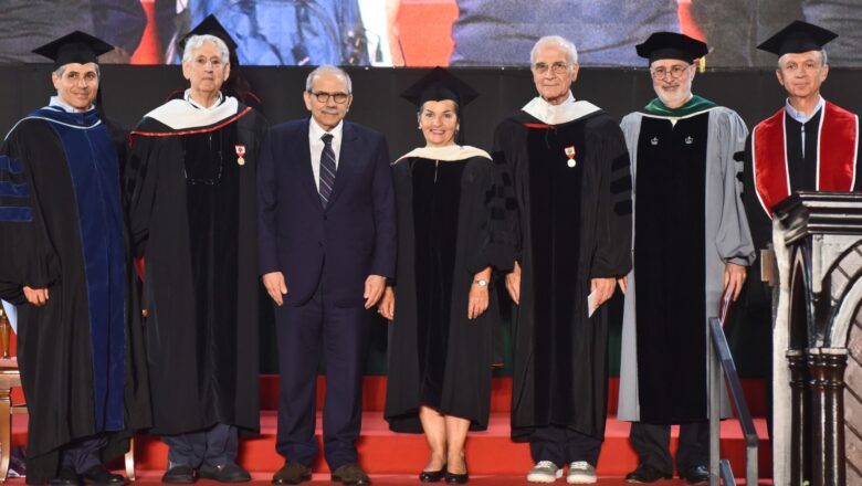 في حفل تخرجها السادس والخمسين بعد المئة الجامعة الأميركية في بيروت تُطلق كوكبة من الرواد