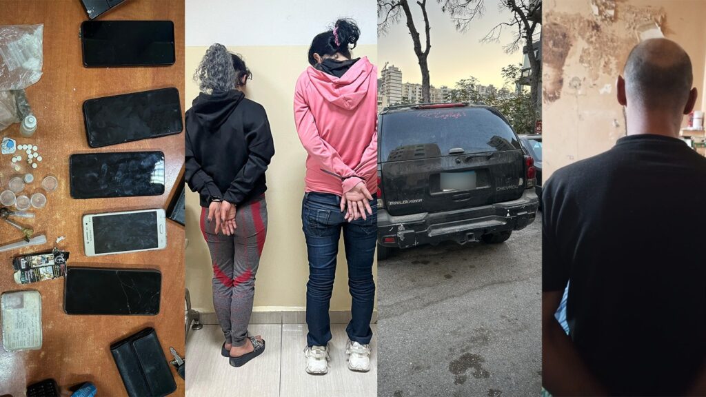 مفرزة استقصاء جبل لبنان توقف أشخاصًا مشتبهًا بهم وتضبط بحوزتهم موادَ مخدّرة. مفرزة استقصاء جبل لبنان توقف أشخاصًا مشتبهًا بهم وتضبط بحوزتهم موادَ مخدّرة.