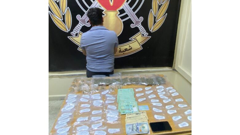 ينشط بتجارة وترويج المخدرات بين  الدامور والأولي وشعبة المعلومات  أوقفته وضبطت  بحوزته كميّة منها