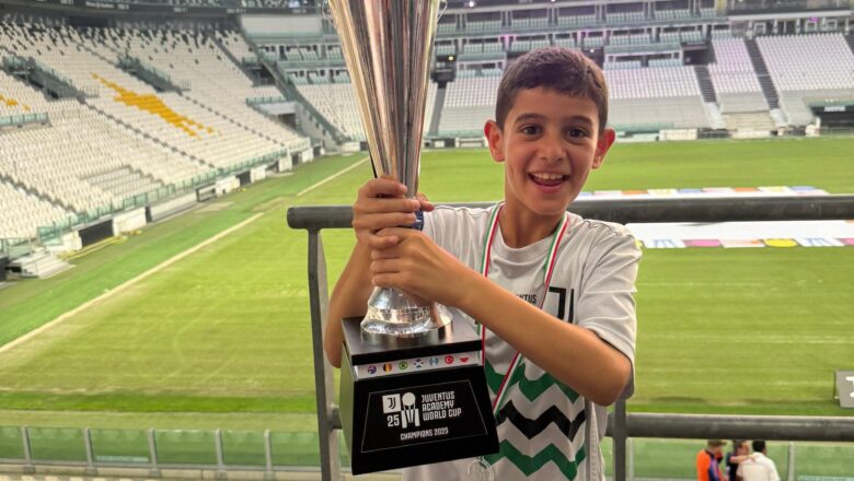 راين أبي نجم يتألّق عالمياً ويفوز ببطولة كأس العالم لأكاديميات جوفنتوس