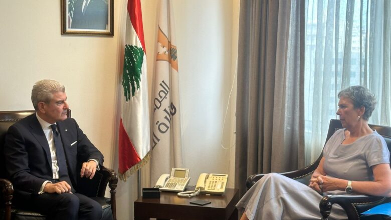 عيسى الخوري بحث مع السفيرة ويشلت التعاون بين لبنان وسويسرا